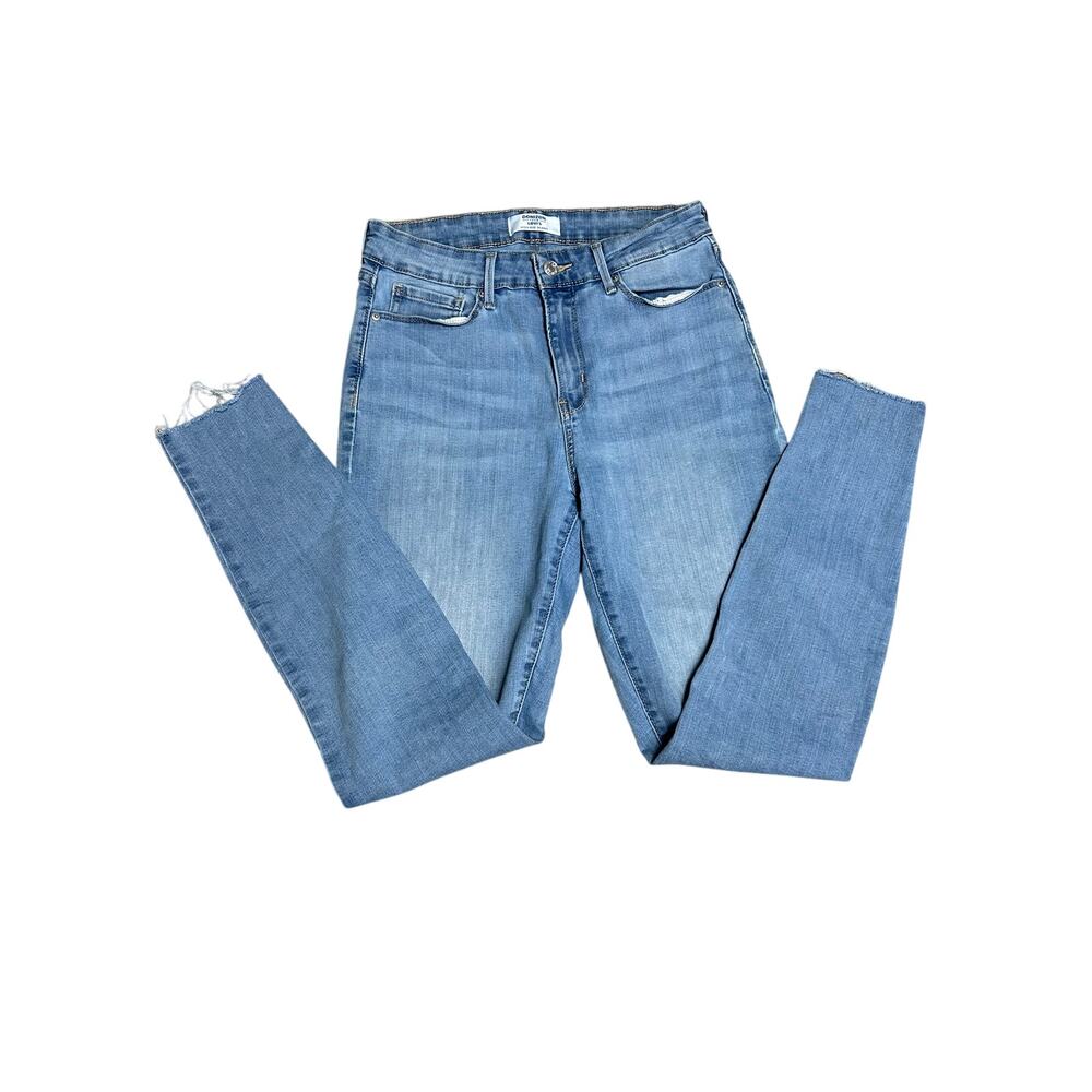 Denizen Levi's Women's Light Wash High Rise Cut-Off Skinny Jeans - 8M 29x30